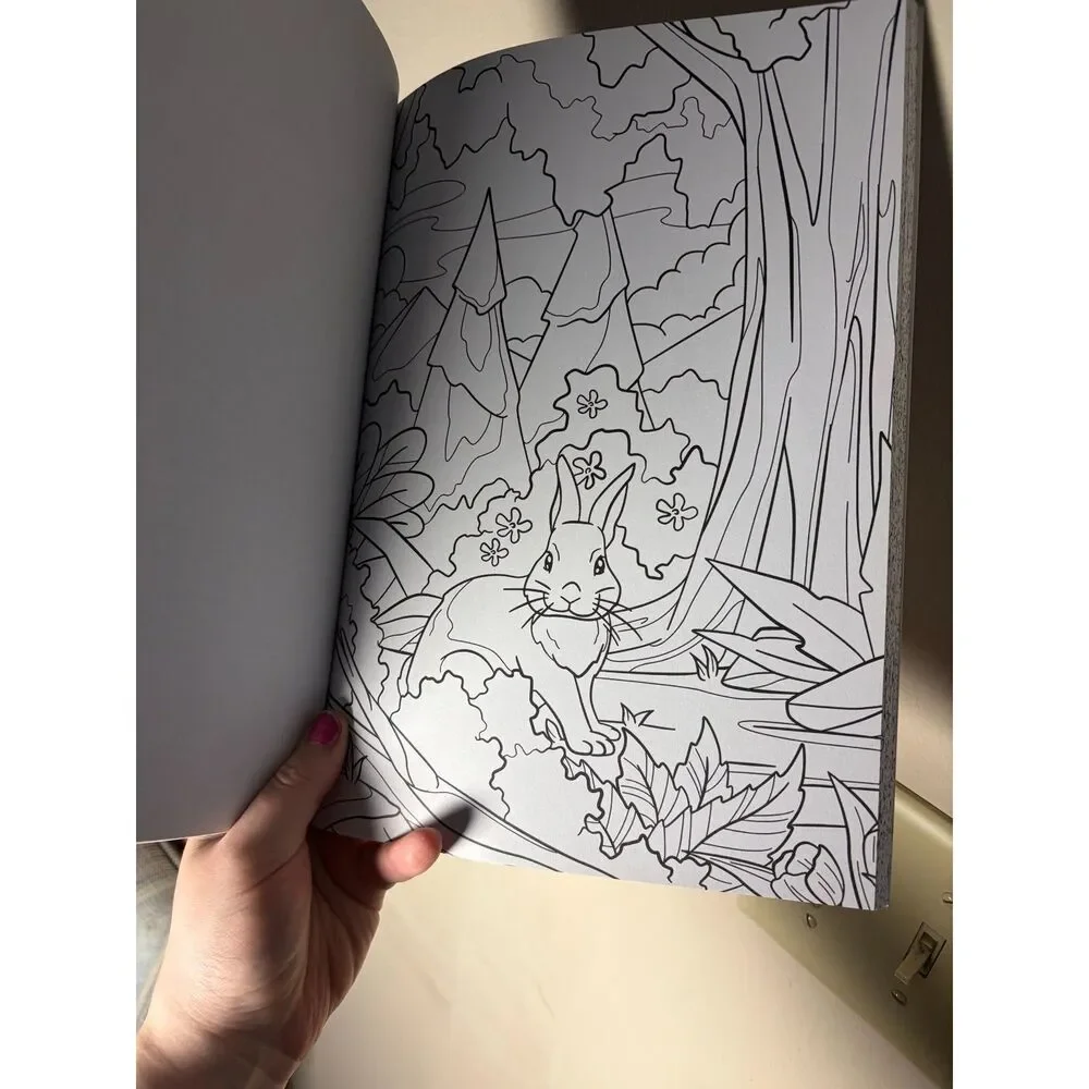 Art Maker Cottagecore Coloring Book 64 Tear Out Pages Mushrooms Flowers Birds